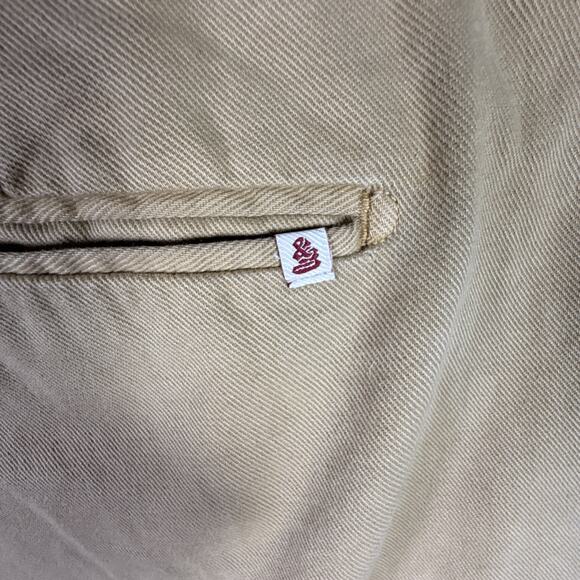 & Sons Trading Co Virgil Chino Men 40x33 Khaki Pants Trouser Workwear New NWT - Picture 11 of 14
